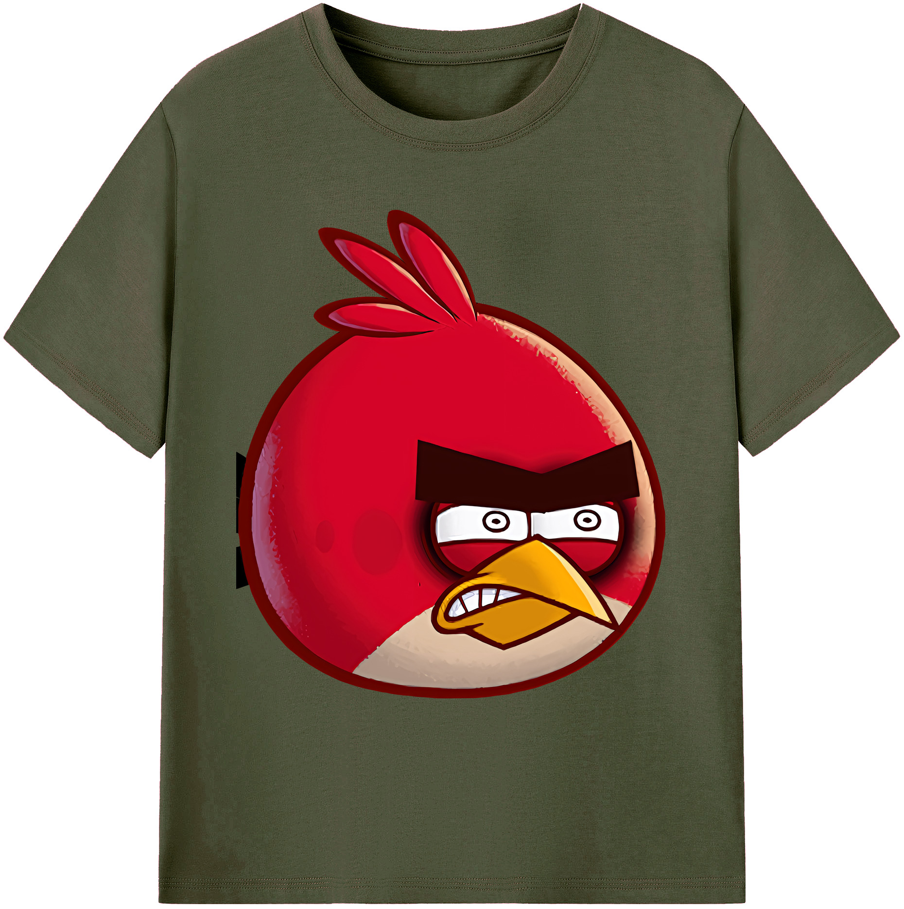 （画像用） Angry Birds アングリーバード 綿100％ メンズ半袖Tシャツ｜肌触りやわらか＆通気性